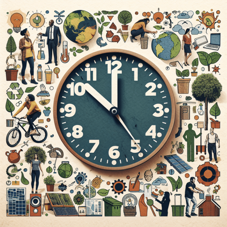 Sustainable Habits for Busy People