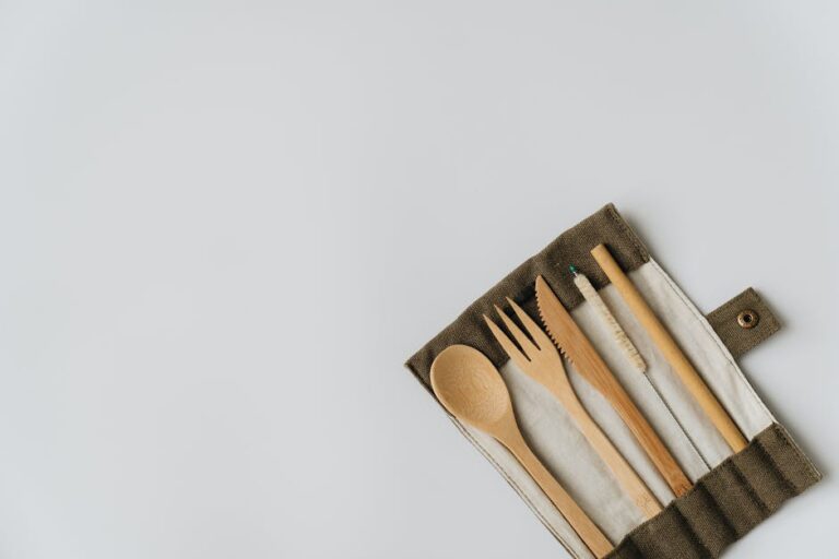 eco friendly travel cutlery set