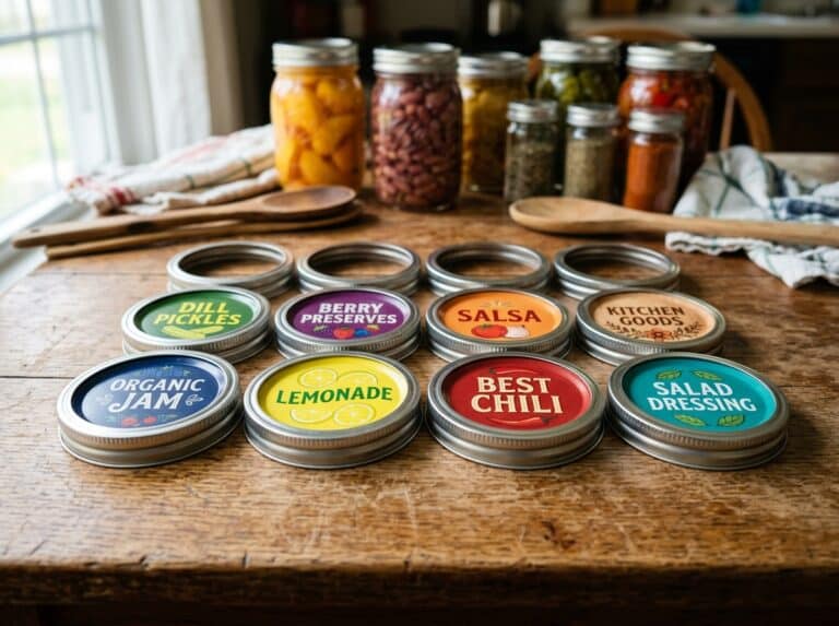 mason jar lid inserts