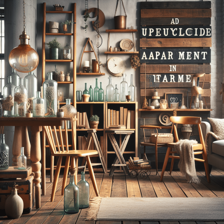 Apartment Charm: Upcycled Decor Ideas